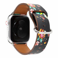 Printed Leather Loop Band for Apple Watch
