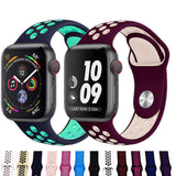 Dual Colors Sport Strap For Apple Watch band